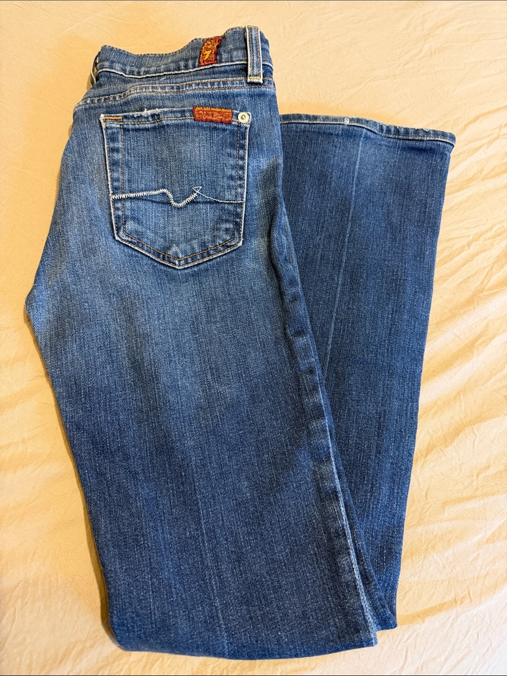 7 For All Mankind Women's Bootcut Jeans - Blue